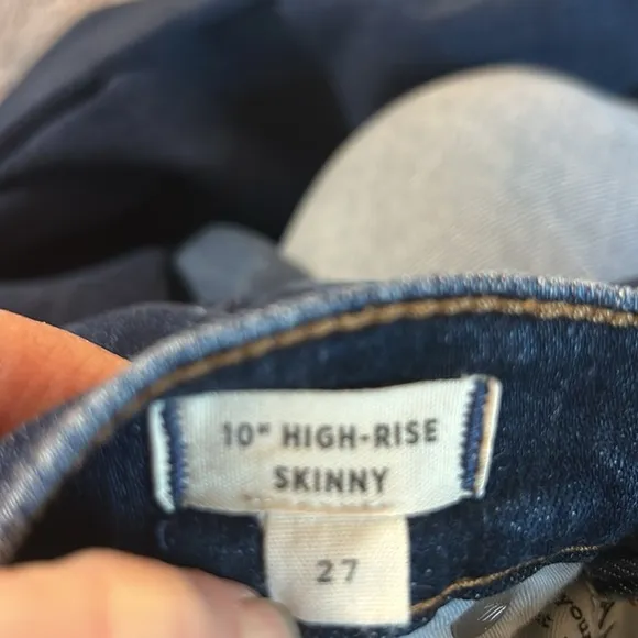 Madewell 10&quot;‎ High Rise Skinny Jeans Size 27