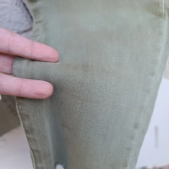 Madewell | 9&quot; High-Rise Skinny Soft Jeans: Raw-Hem Garment-Dyed Edition Size 30