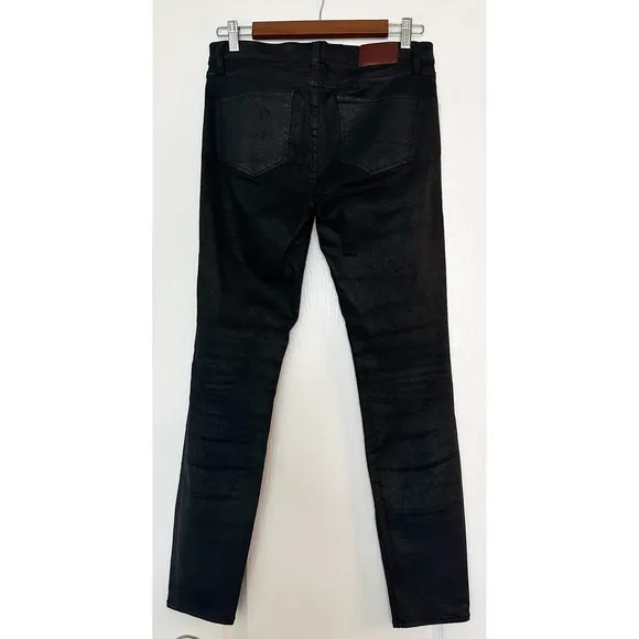 Madewell Black Coated Jeans Skinny Skinny 29