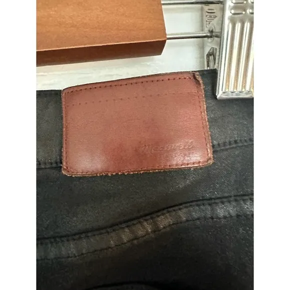 Madewell Black Coated Jeans Skinny Skinny 29