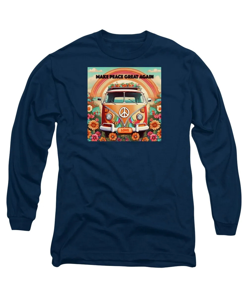 MAKE PEACE GREAT AGAIN - Vintage Love Van - Long Sleeve T-Shirt