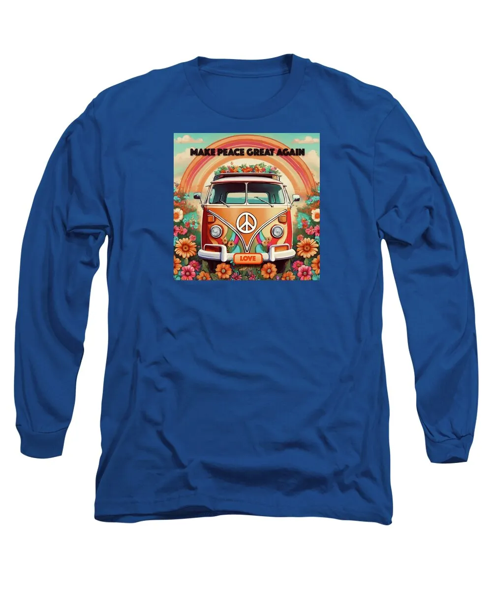 MAKE PEACE GREAT AGAIN - Vintage Love Van - Long Sleeve T-Shirt