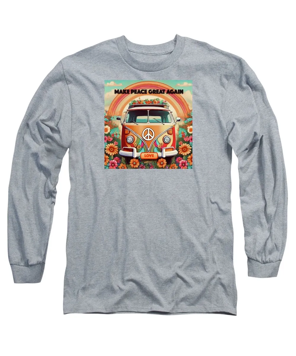 MAKE PEACE GREAT AGAIN - Vintage Love Van - Long Sleeve T-Shirt