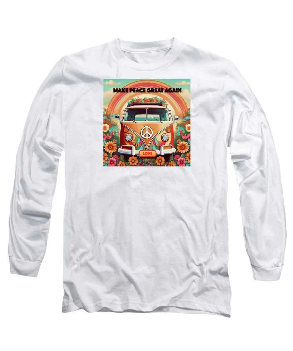 MAKE PEACE GREAT AGAIN - Vintage Love Van - Long Sleeve T-Shirt