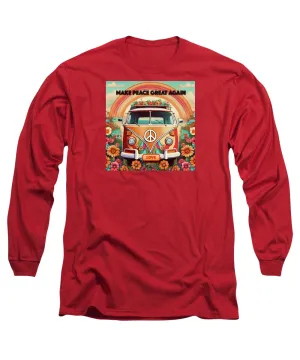 MAKE PEACE GREAT AGAIN - Vintage Love Van - Long Sleeve T-Shirt