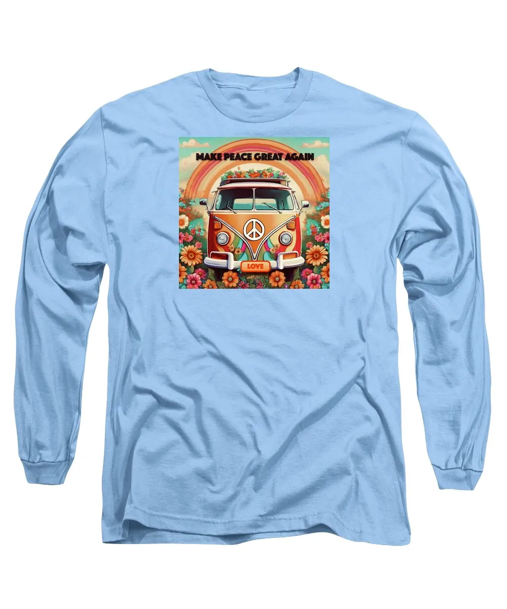 MAKE PEACE GREAT AGAIN - Vintage Love Van - Long Sleeve T-Shirt
