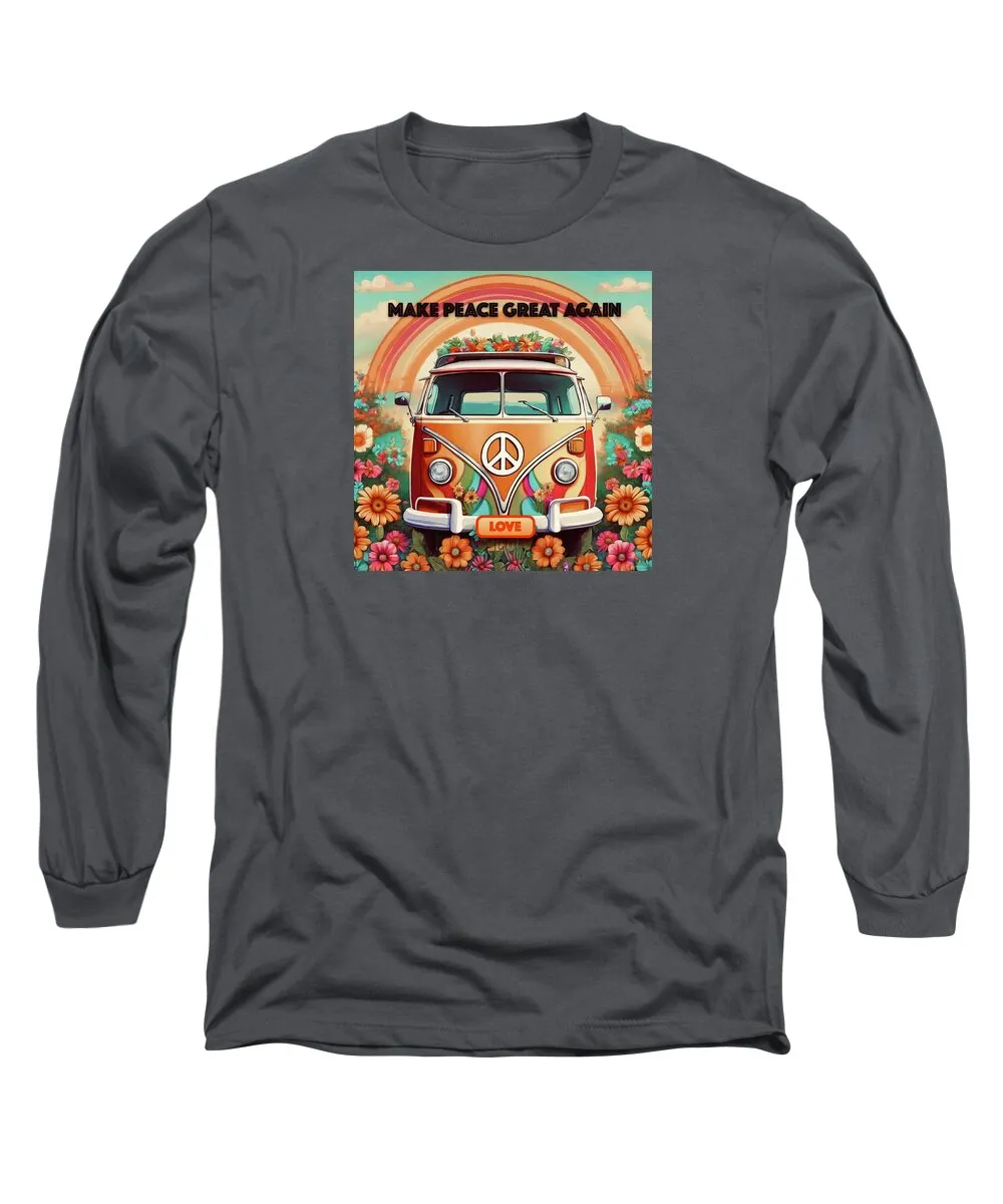 MAKE PEACE GREAT AGAIN - Vintage Love Van - Long Sleeve T-Shirt