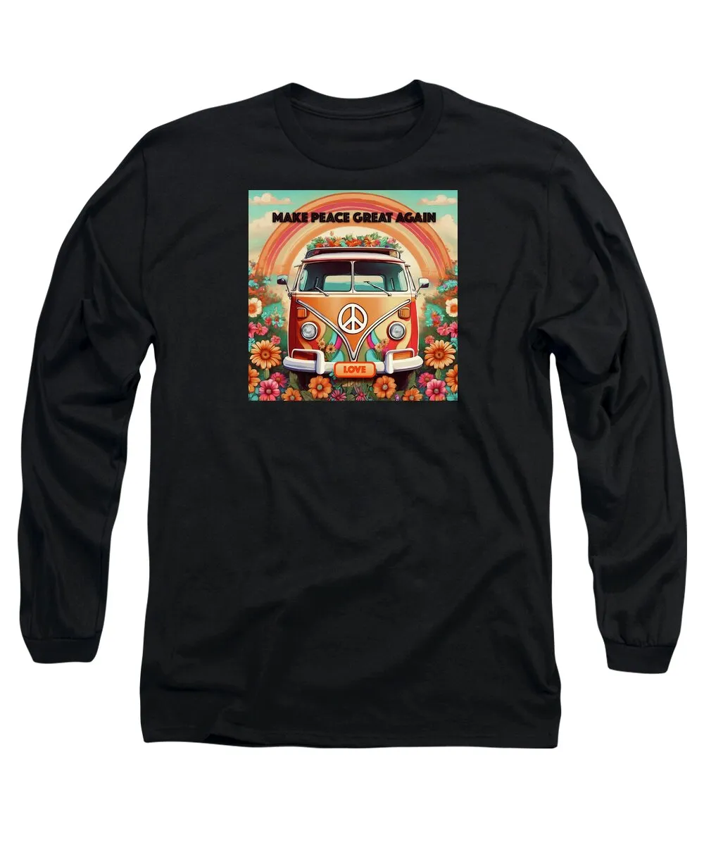 MAKE PEACE GREAT AGAIN - Vintage Love Van - Long Sleeve T-Shirt