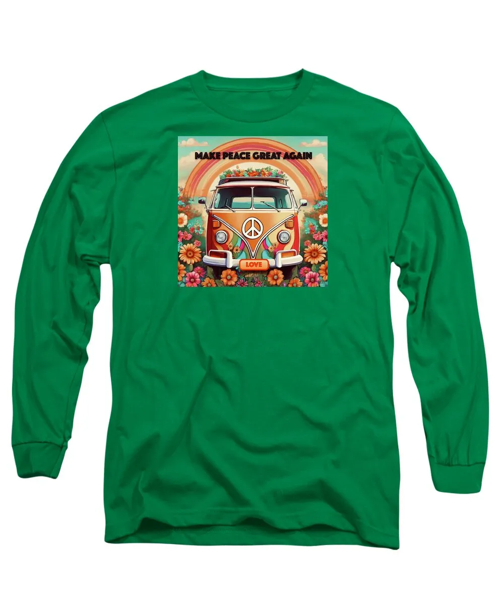 MAKE PEACE GREAT AGAIN - Vintage Love Van - Long Sleeve T-Shirt