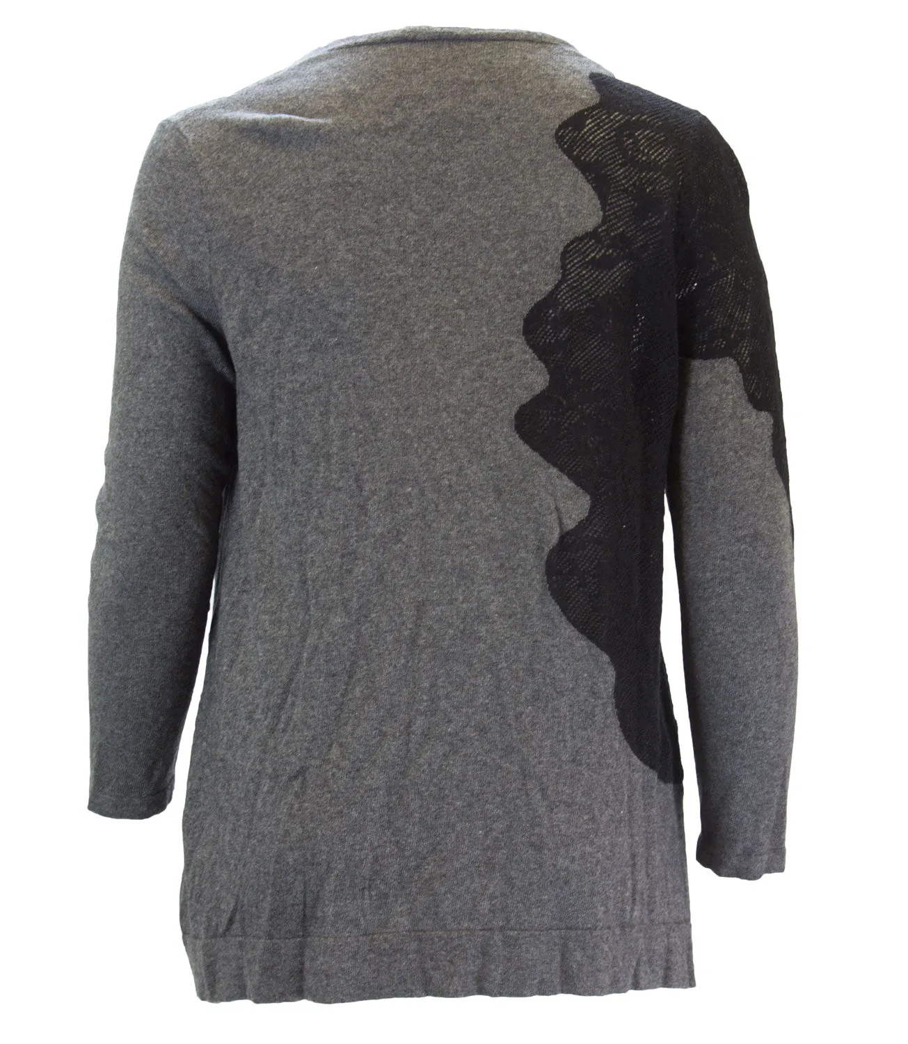 MARINA RINALDI Women's Merletto Lace Detail Cardigan