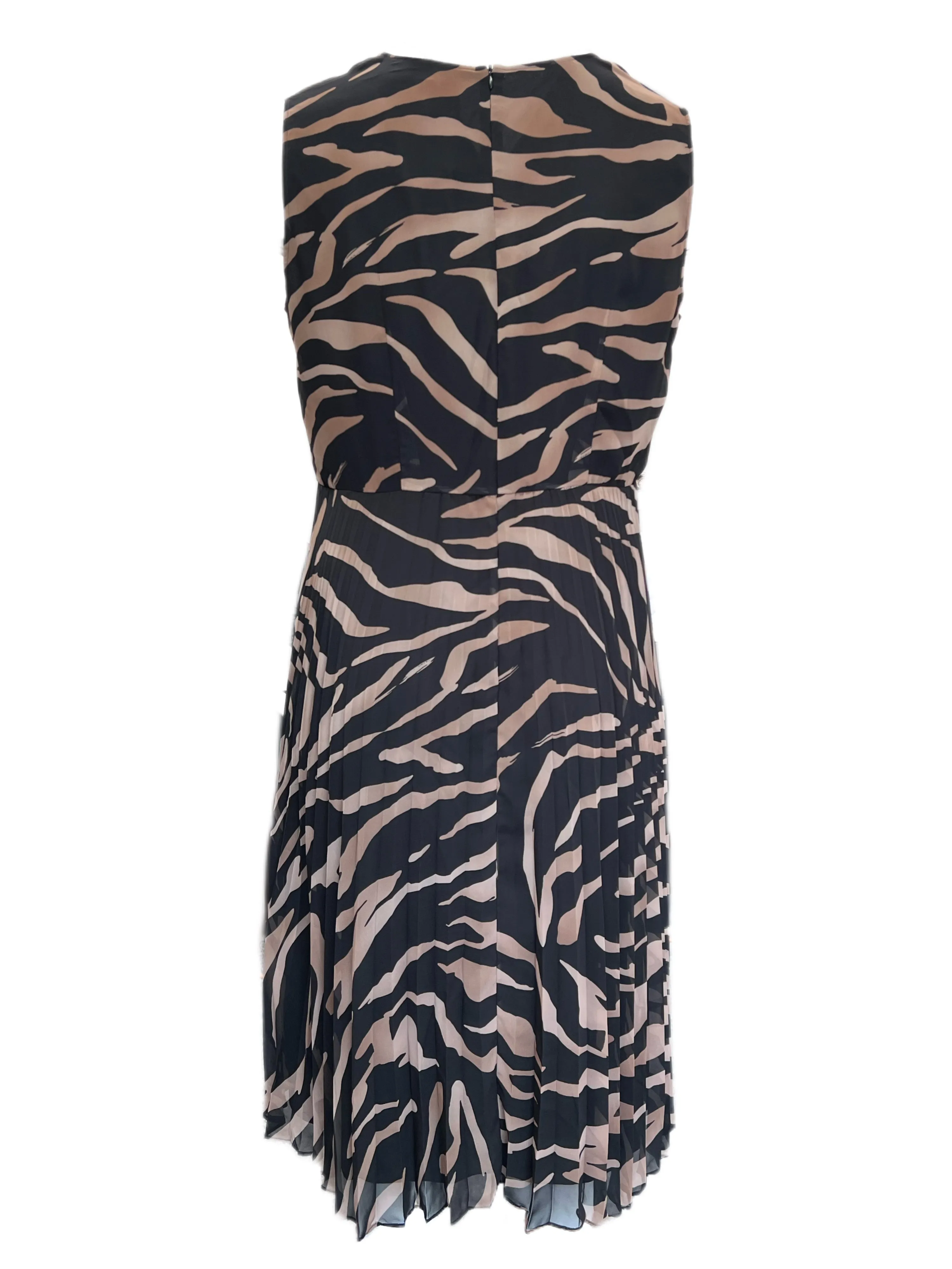 Marina Rinaldi Women's Nero Doratura Sleeveless A Line Dress NWT