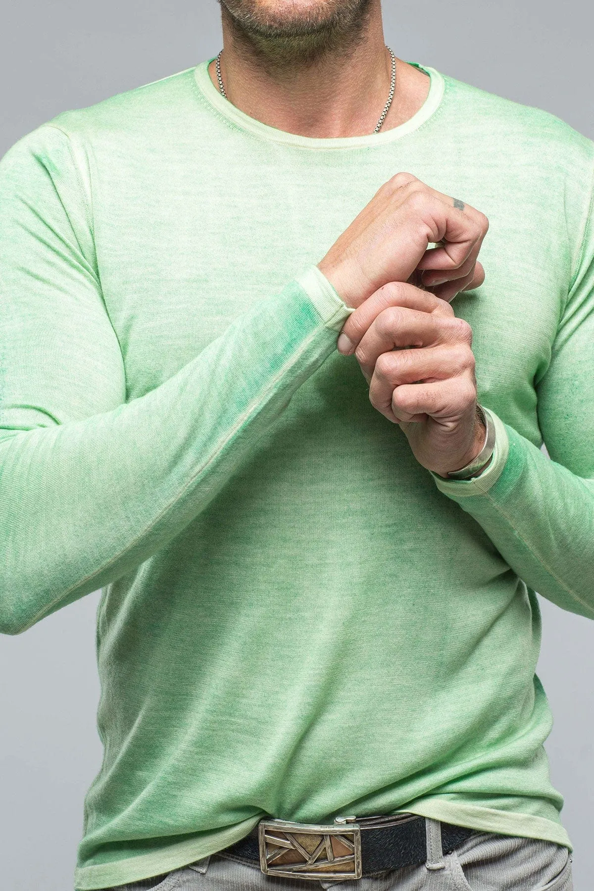 Matteo Cashmere Crew In Green