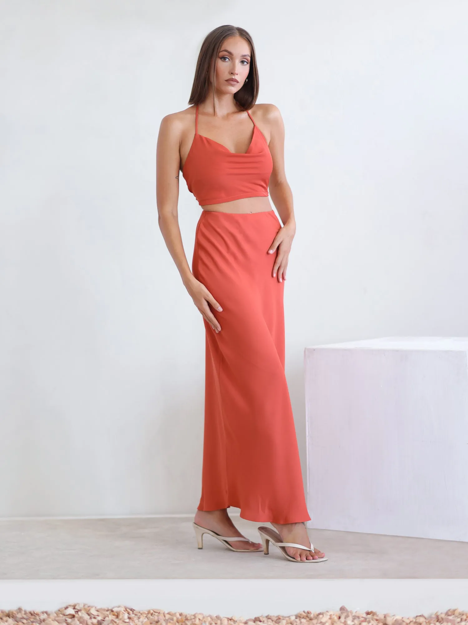 Maxi Bias Skirt