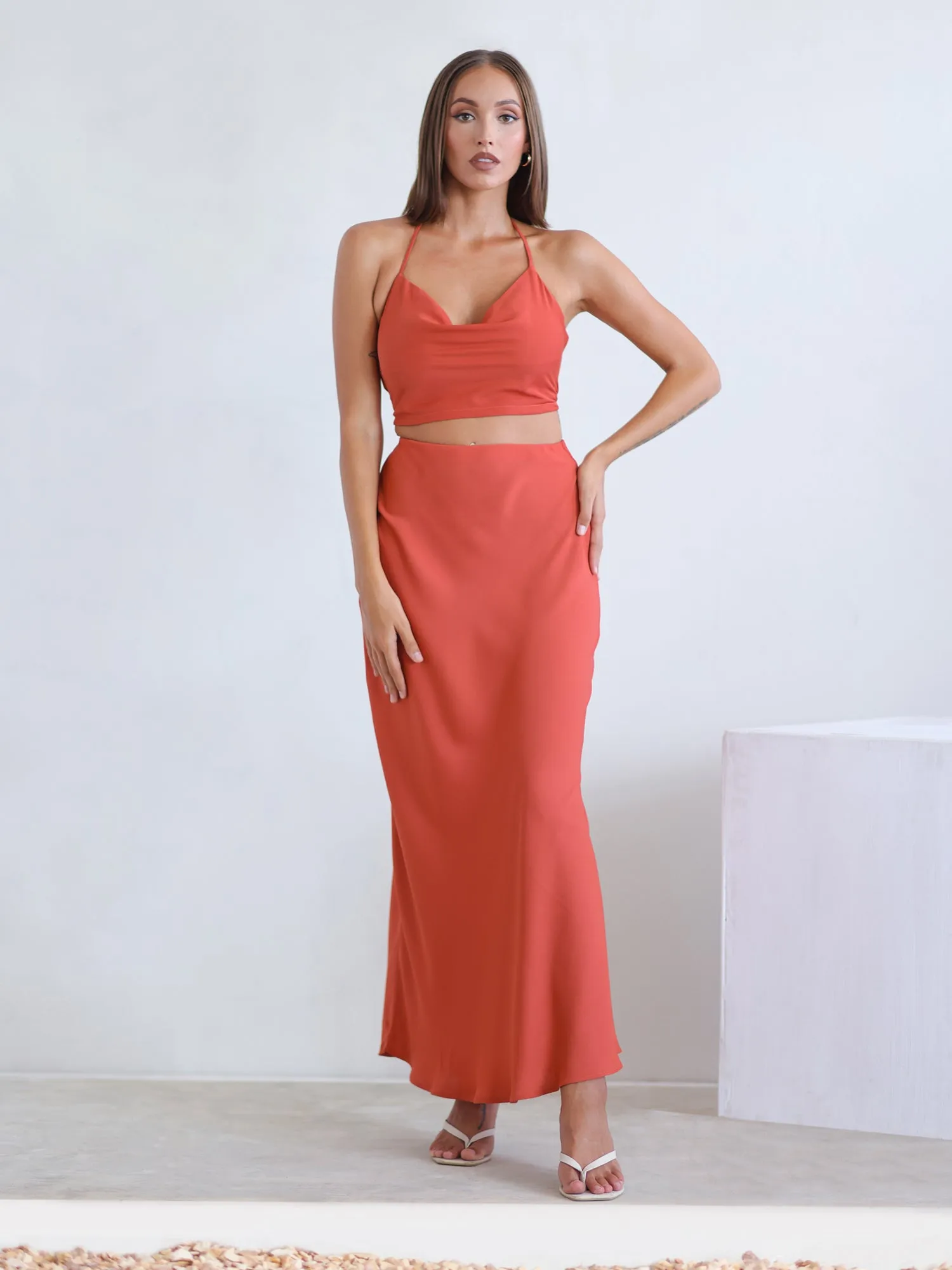 Maxi Bias Skirt