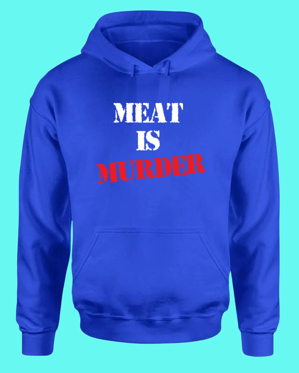 Meat is Murder Hoodie, vegetarian Hoodie