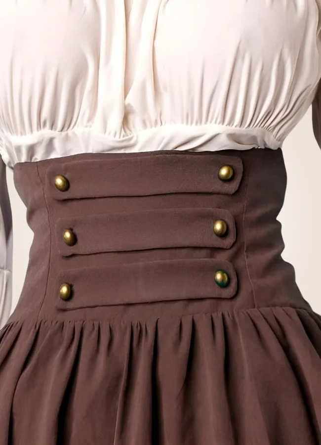 Medieval Steampunk Maxi Skirt