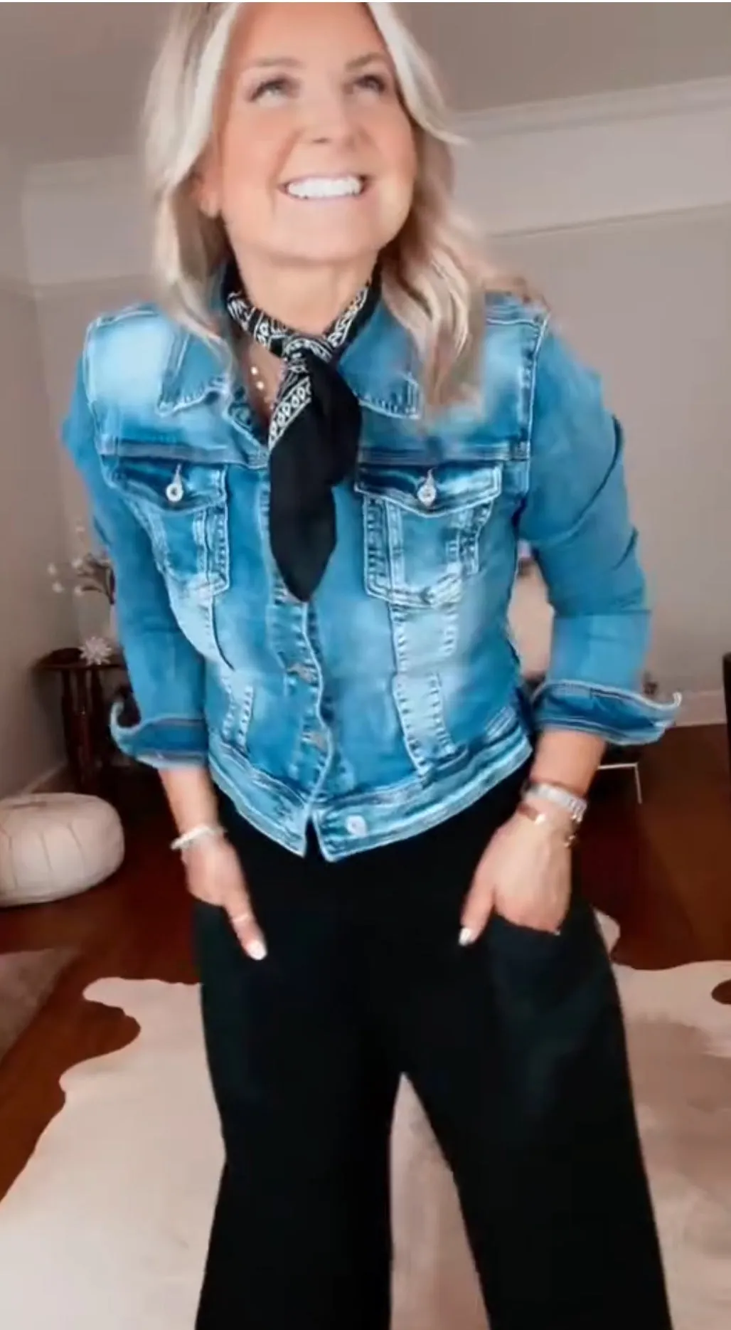 Melly & Co Angel Wing Denim Jacket