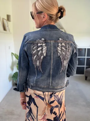 Melly & Co Angel Wing Denim Jacket