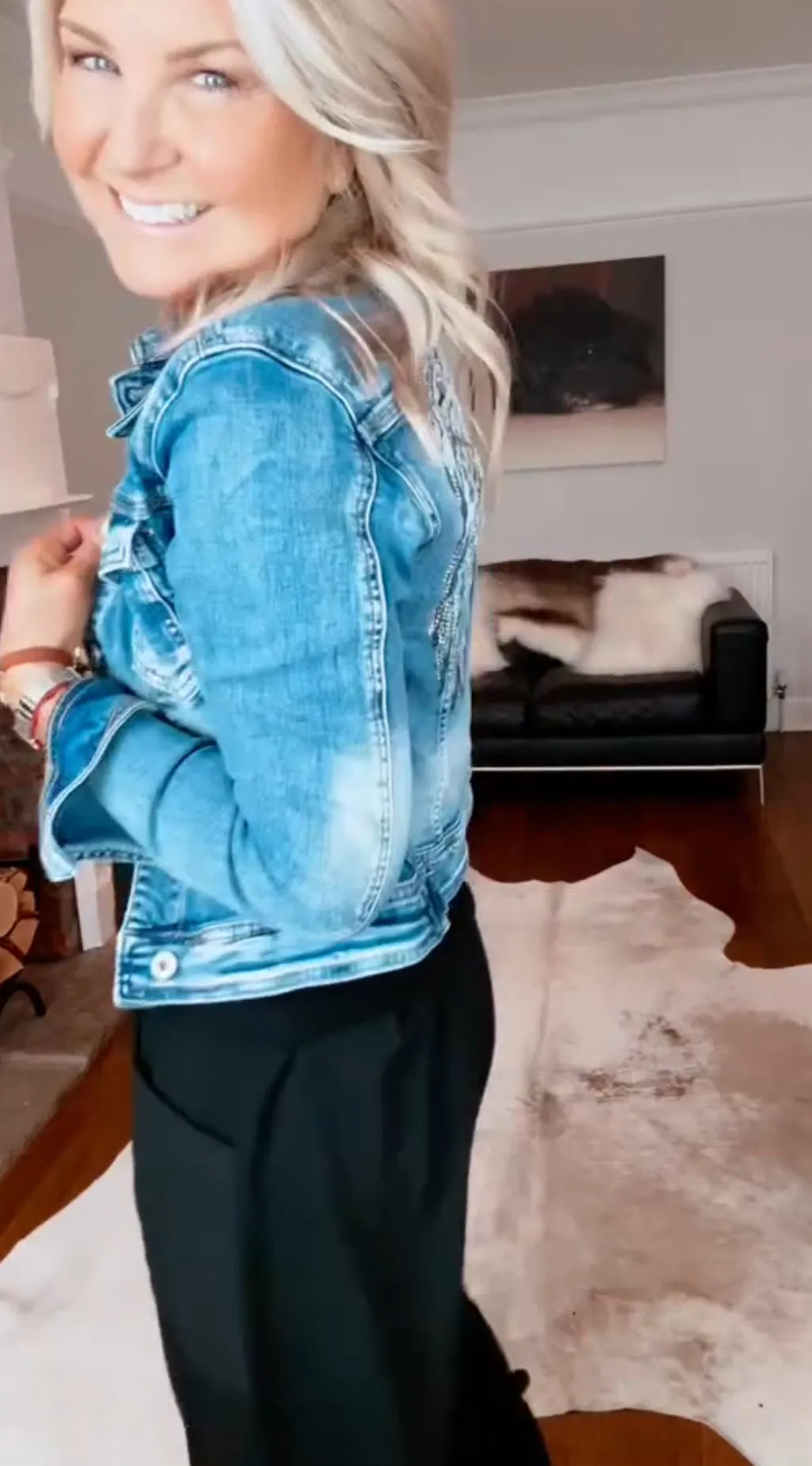 Melly & Co Angel Wing Denim Jacket