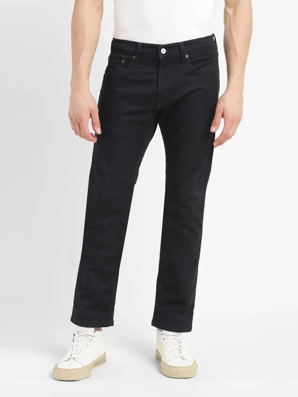 Men's 65504 Dark Indigo Skinny Fit Mid Rise Jeans