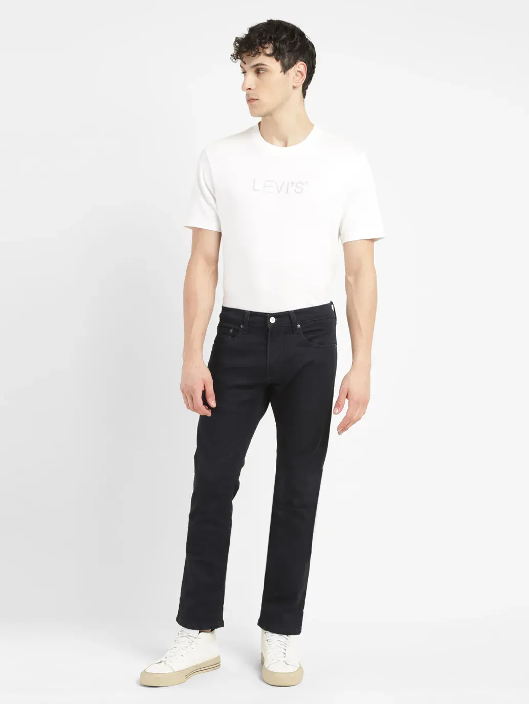 Men's 65504 Dark Indigo Skinny Fit Mid Rise Jeans