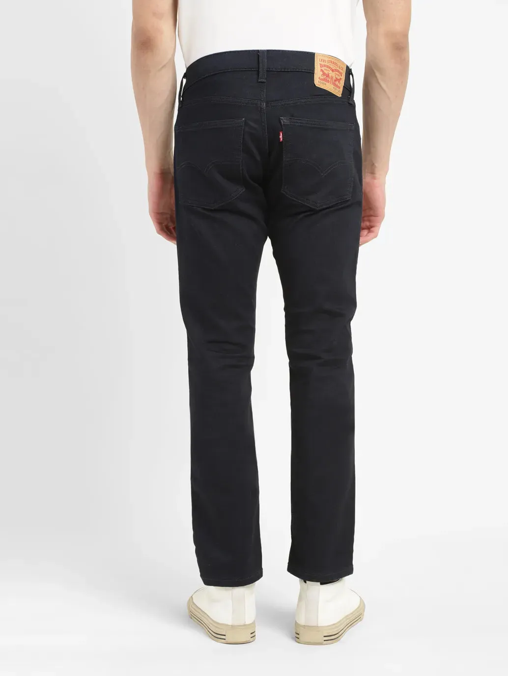 Men's 65504 Dark Indigo Skinny Fit Mid Rise Jeans