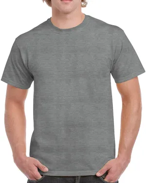 Men's Gildan Heavy Cotton Classic Fit Round Neck Short Sleeve T-Shirts - S ~ 3XL