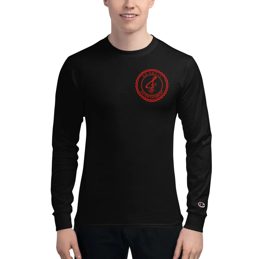 Men's  Go Get It Entertainment Champion Long Sleeve - Red Label