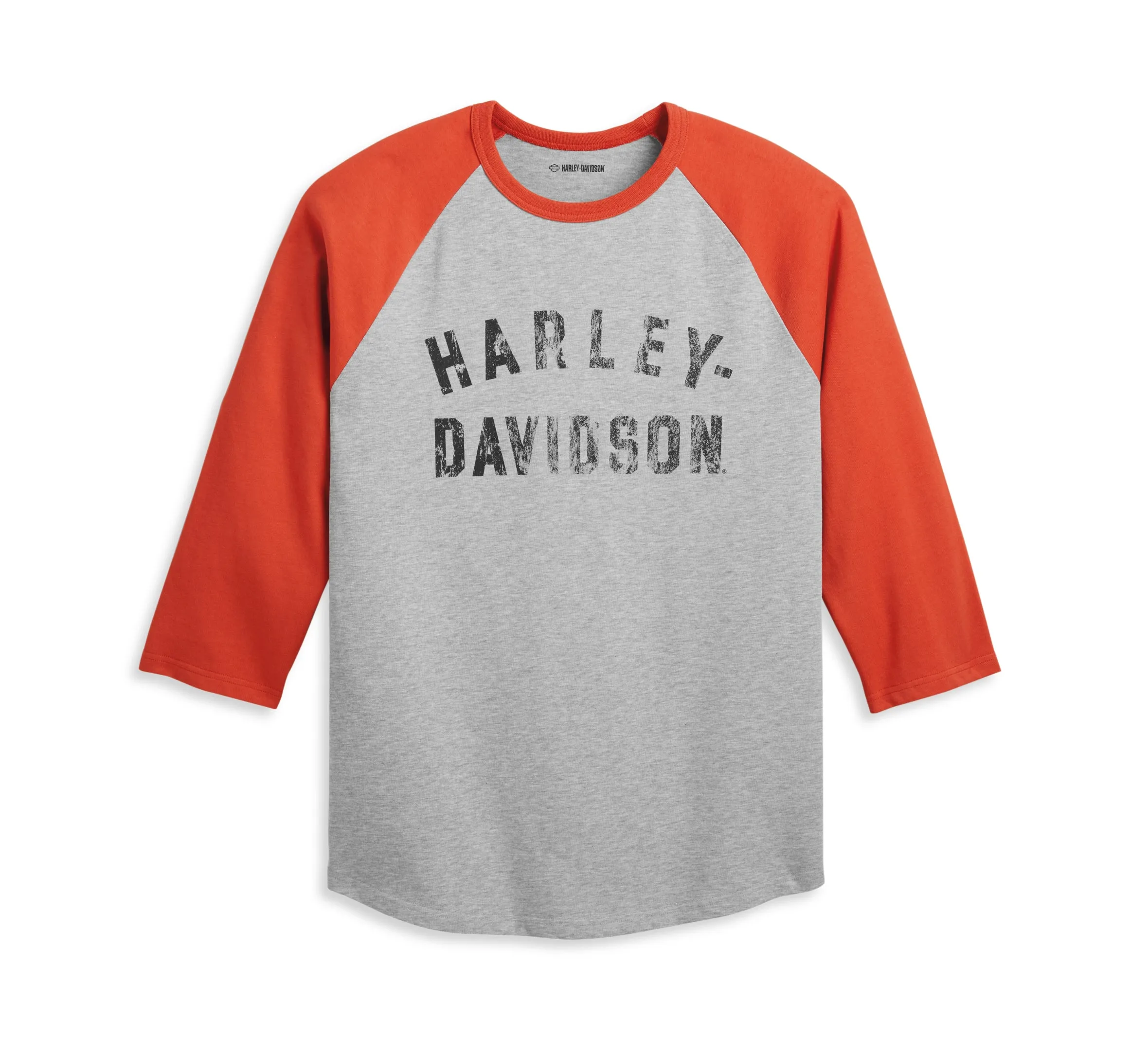 Men's Staple 3/4 Raglan - Colorblock - Grey Heather