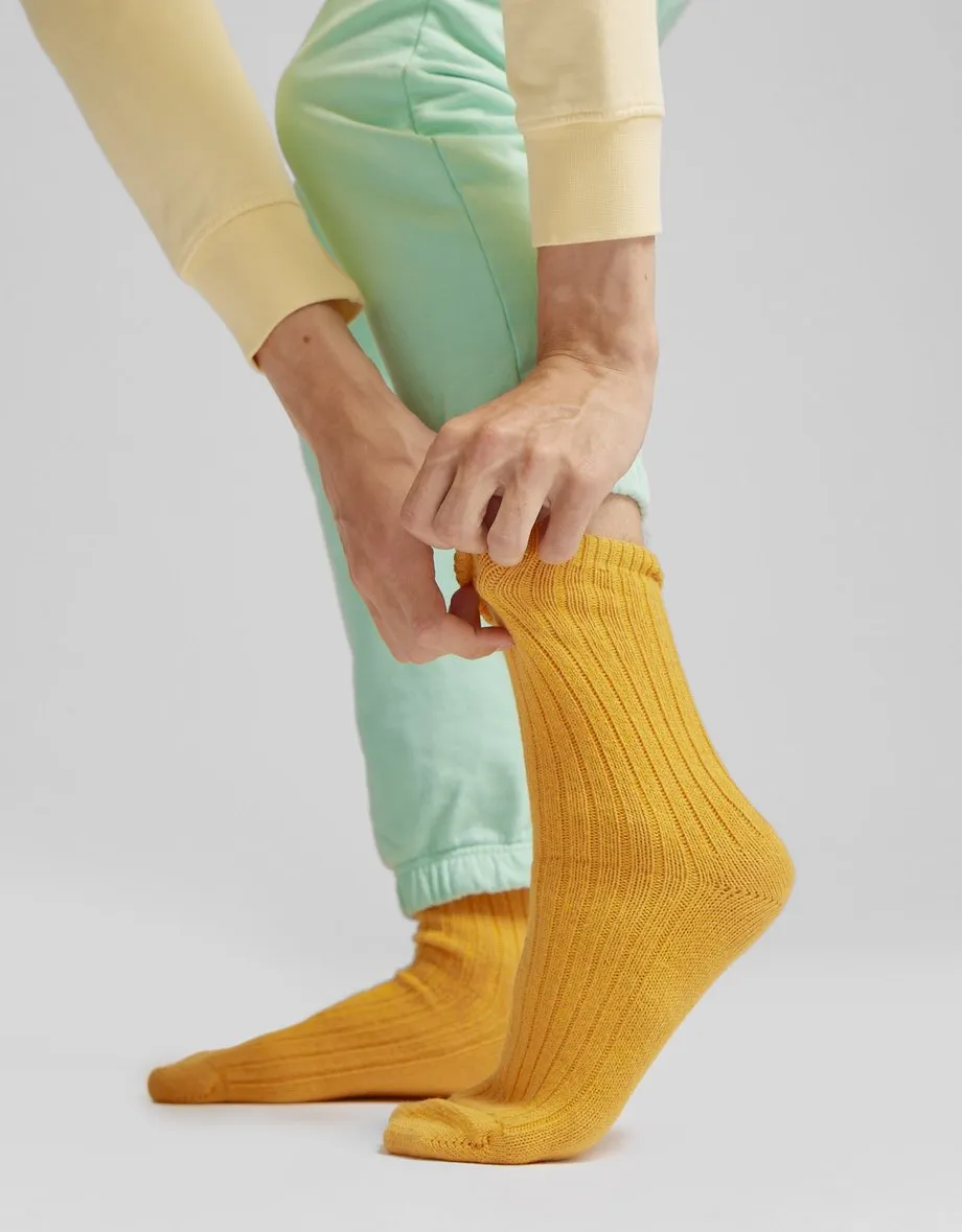 Merino Wool blend socks in navy