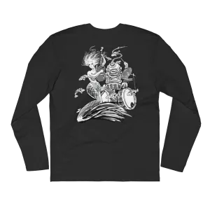 Mermaid On Guitar Long Sleeve T-Shirt