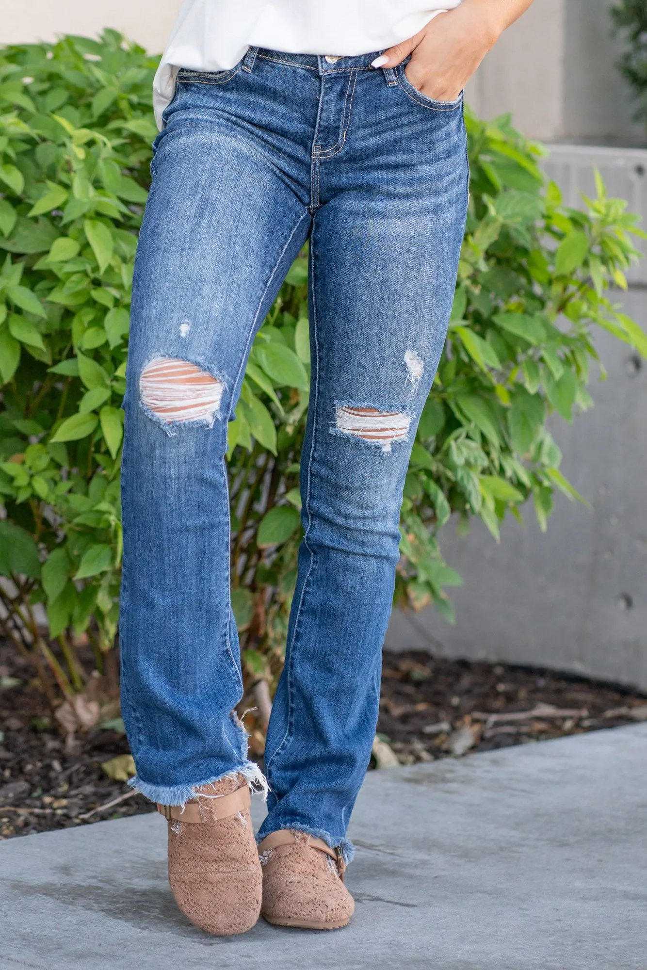 Mia Low Rise Baby Bootcut Jeans