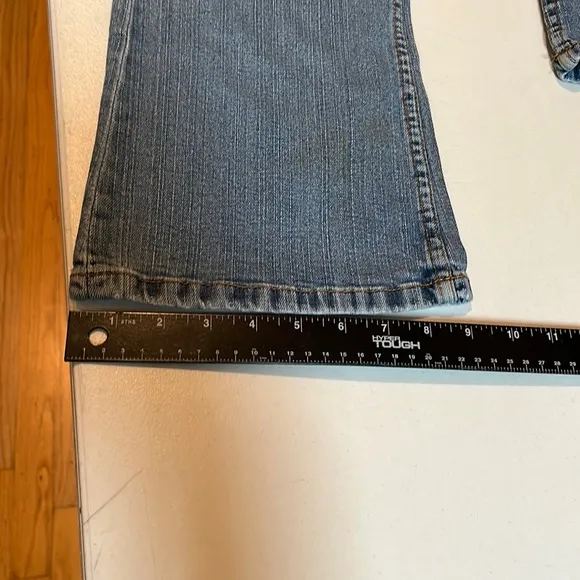 MICHEAL KORS size 12 blue jeans Bootcut mid rise with stretch retro