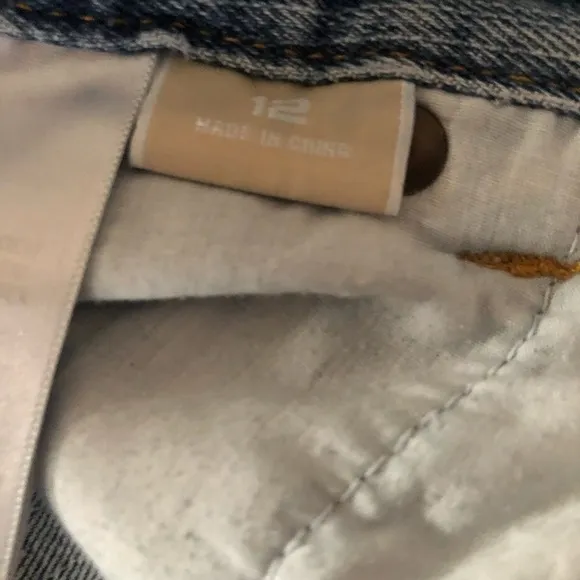 MICHEAL KORS size 12 blue jeans Bootcut mid rise with stretch retro