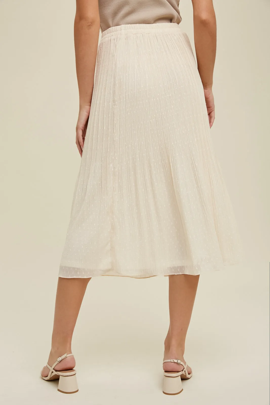 Missy Pleated Midi Skirt