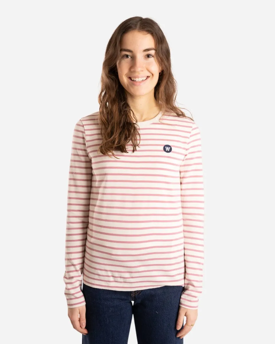 Moa long sleeve -  Off/White/Rose