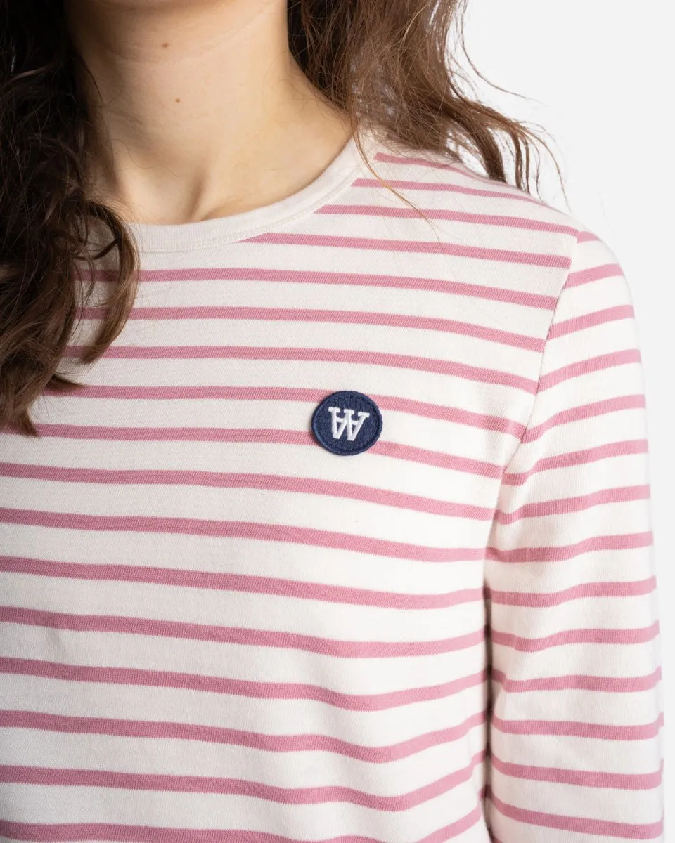 Moa long sleeve -  Off/White/Rose