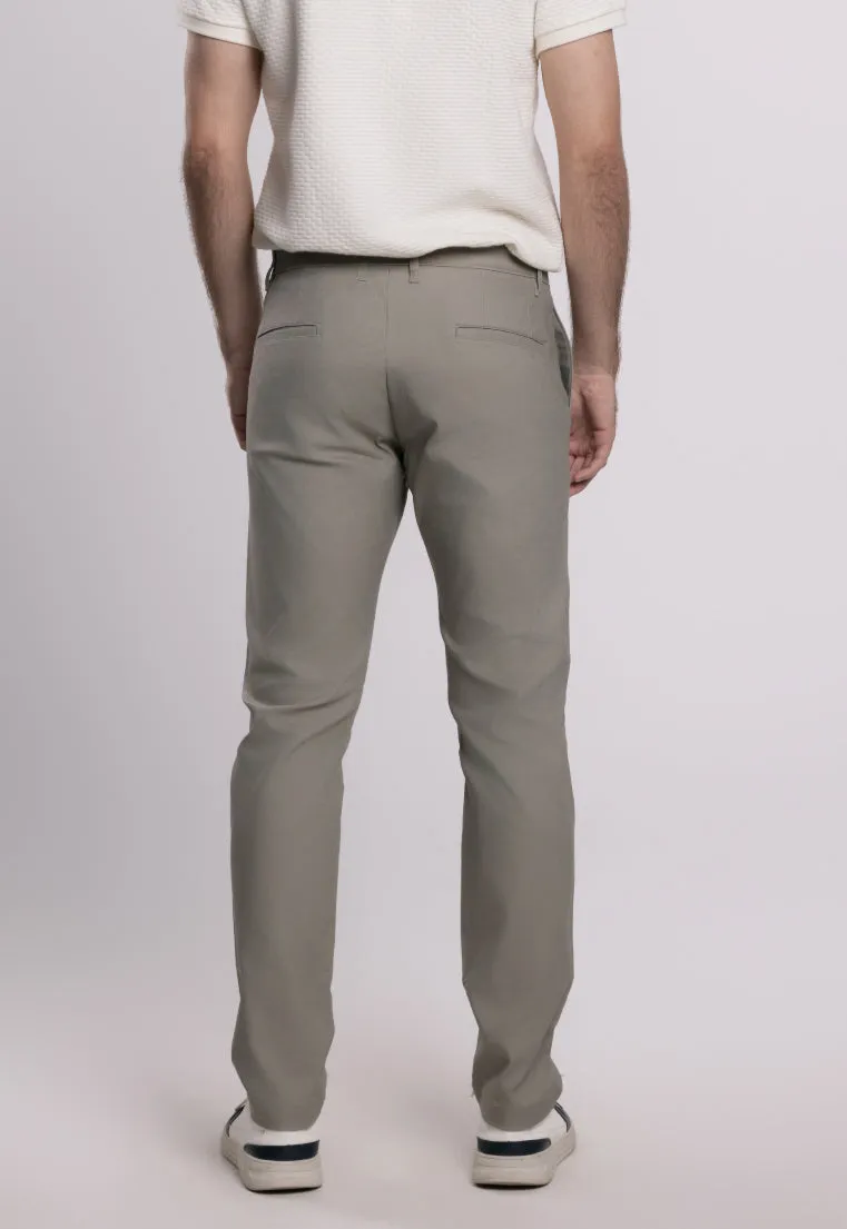 MOC Celana Panjang Chinos Pria Slim Fit BARNIE-DARK GREY