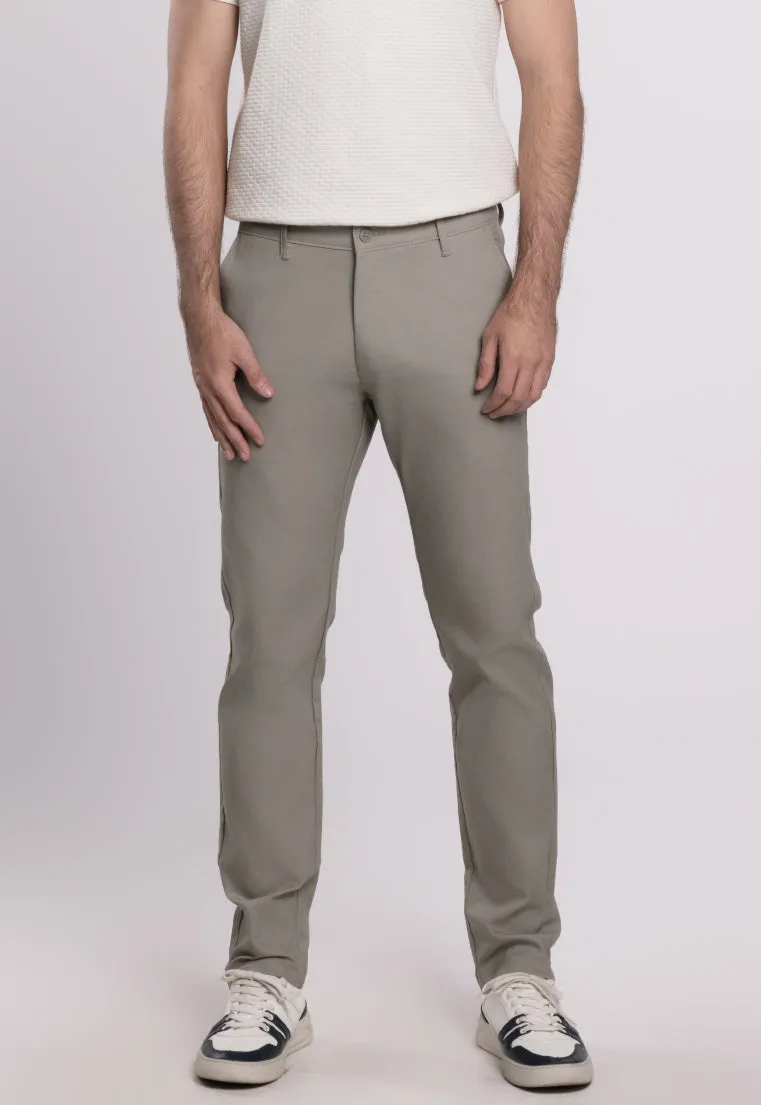 MOC Celana Panjang Chinos Pria Slim Fit BARNIE-DARK GREY