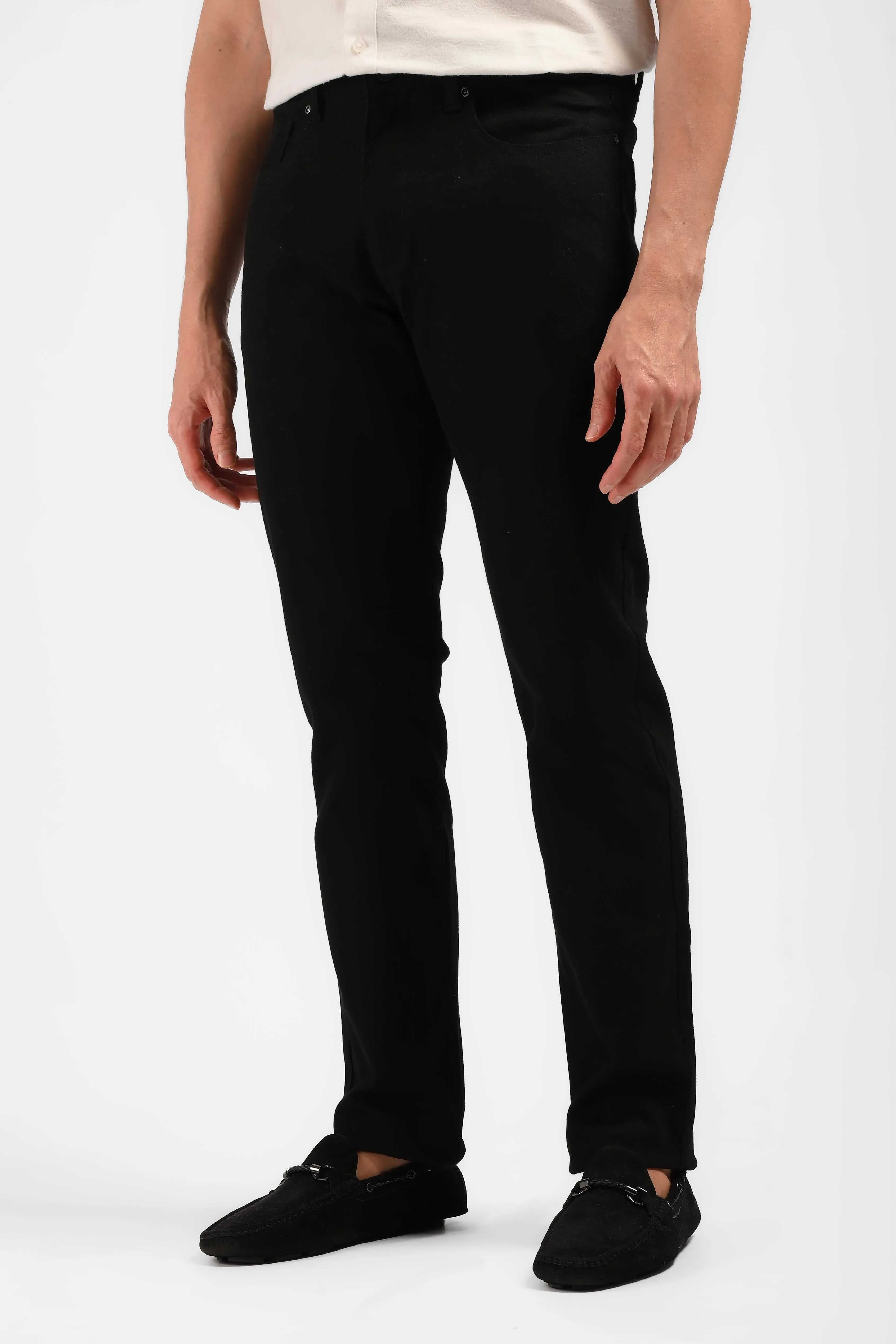 MOC Celana Panjang Chinos Pria Slim Fit VERBY-BLACK