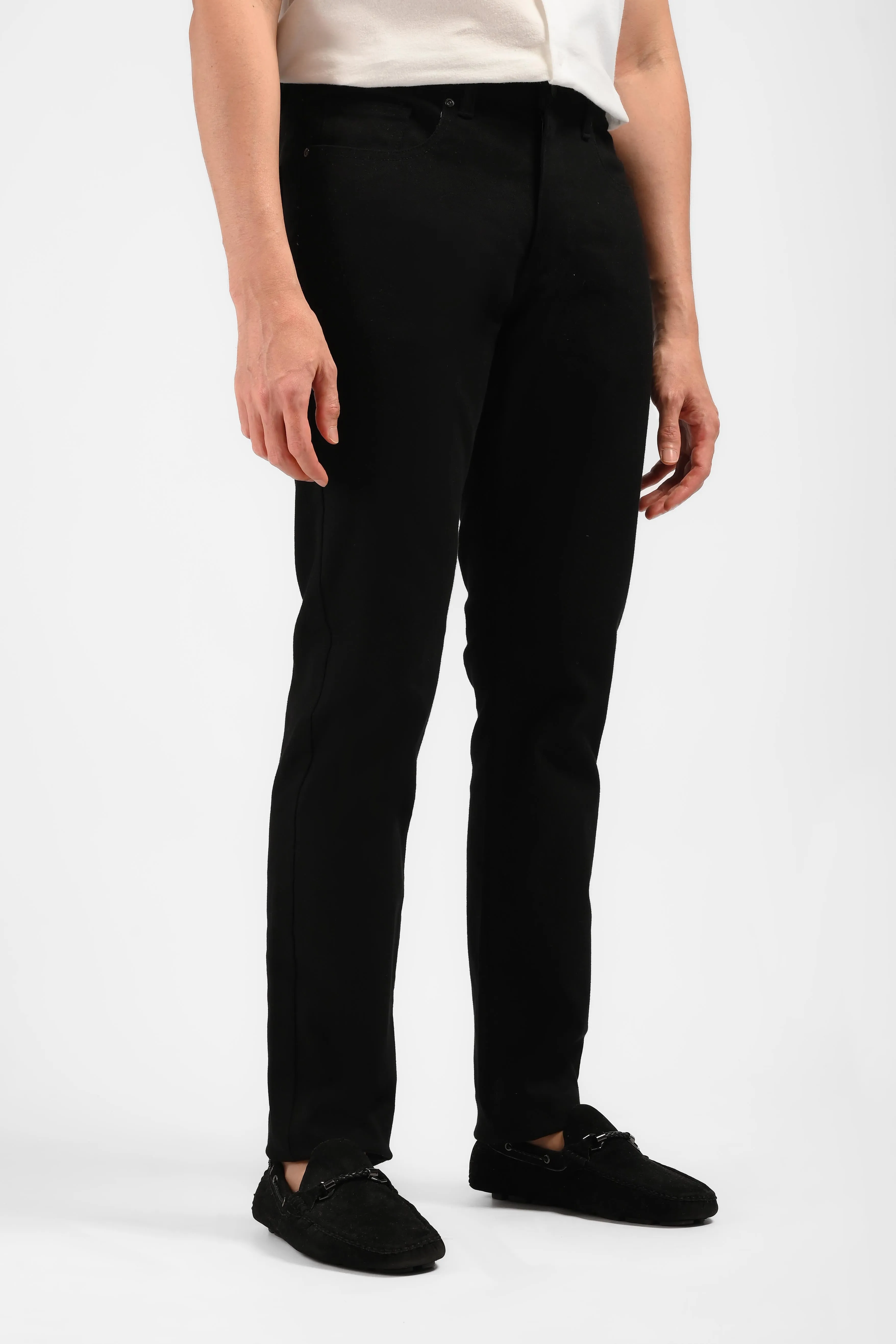 MOC Celana Panjang Chinos Pria Slim Fit VERBY-BLACK