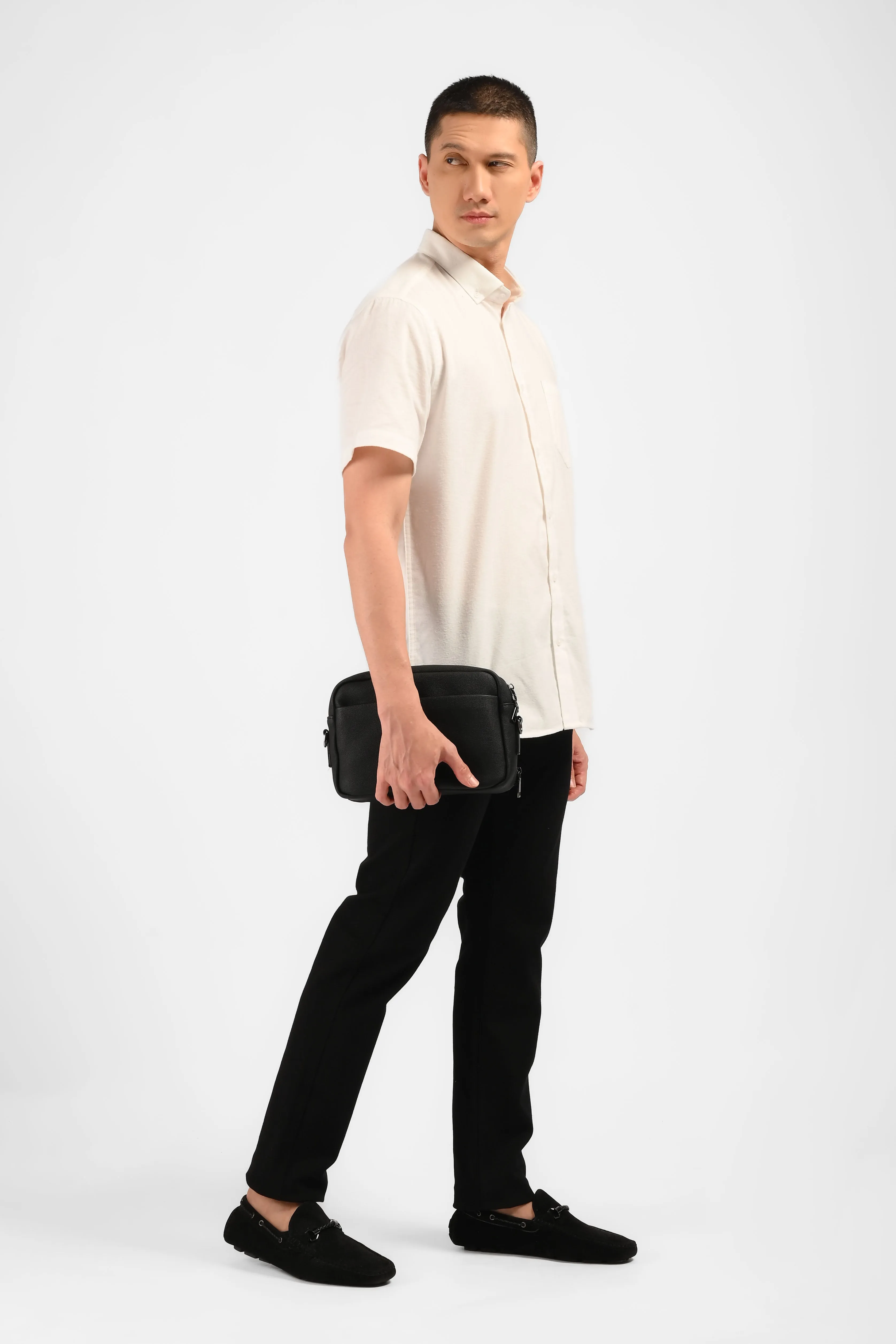 MOC Celana Panjang Chinos Pria Slim Fit VERBY-BLACK