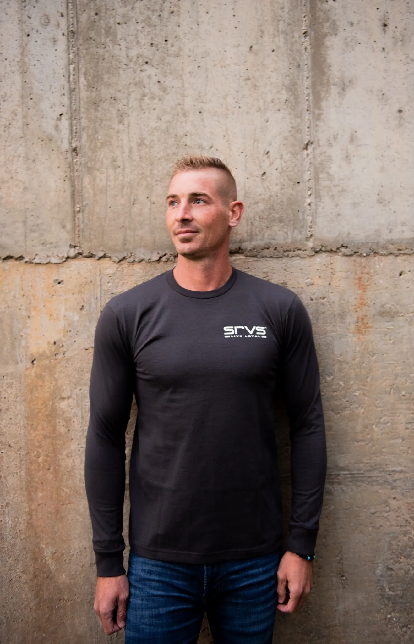 Monterey Long Sleeve T-Shirt Charcoal