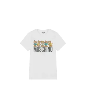 Moschino Kids Multi-Teddy Bears Logo T-Shirt