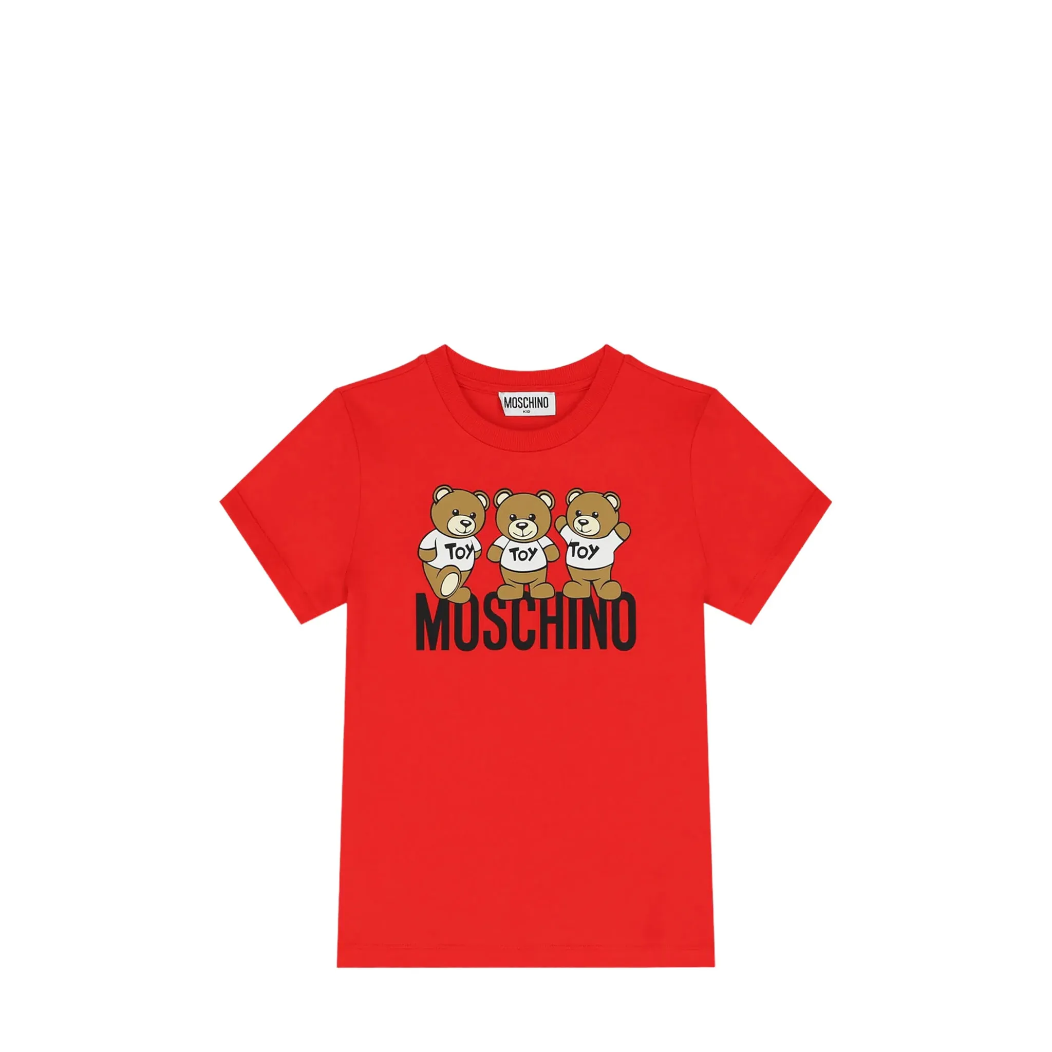Moschino Kids Triple Teddy Bears Logo T-Shirt