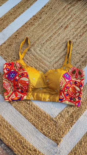 Multi color Noddle Strap Blouse -3