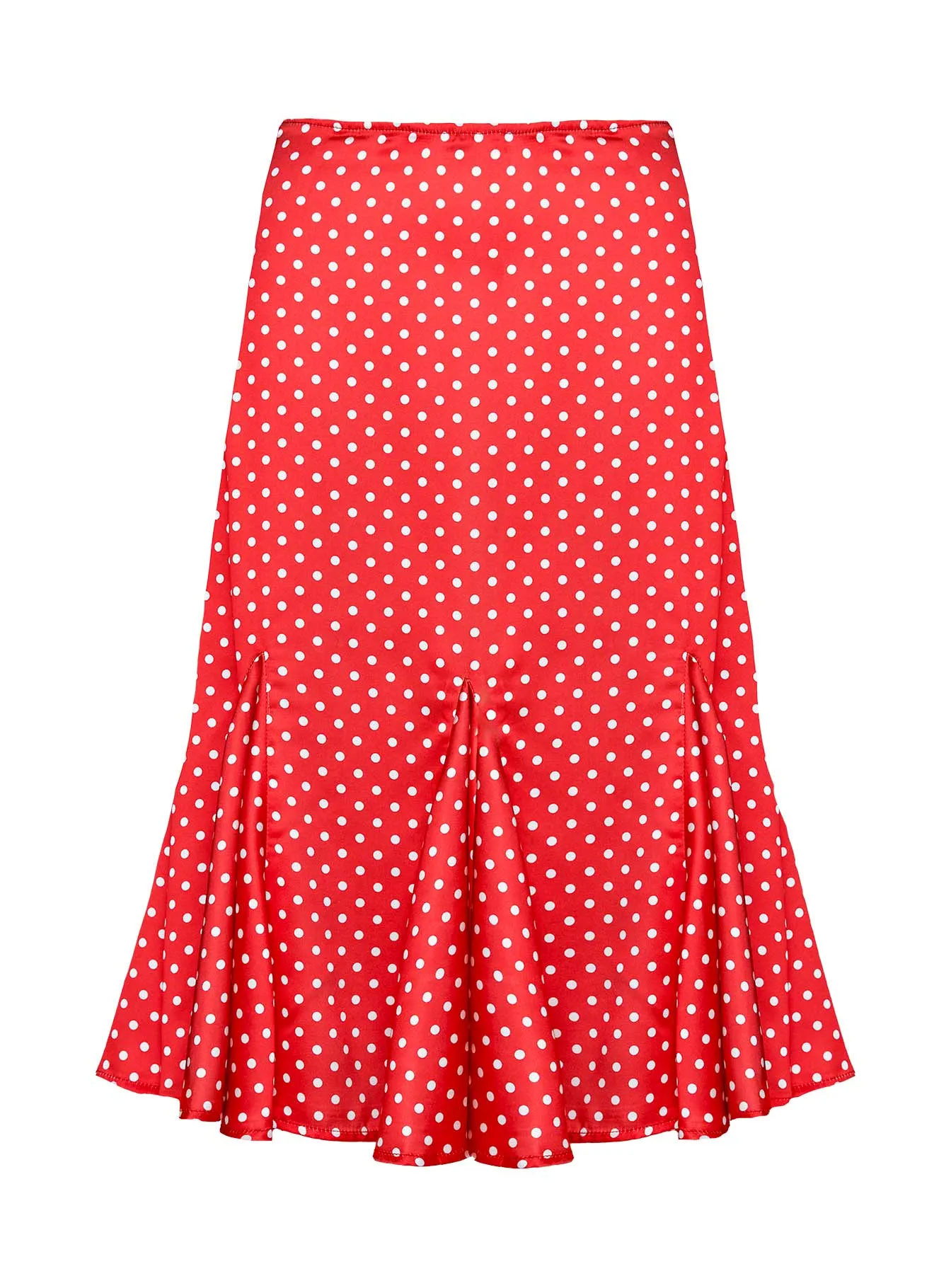 Musemeci Midi Skirt Red