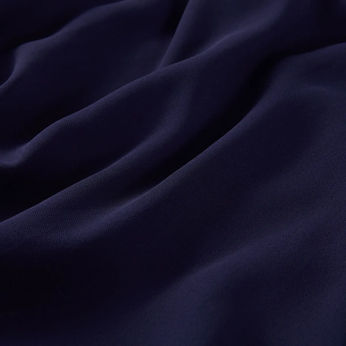 Navy Classic A-Line Long Sleeve Maxi Abaya Dress
