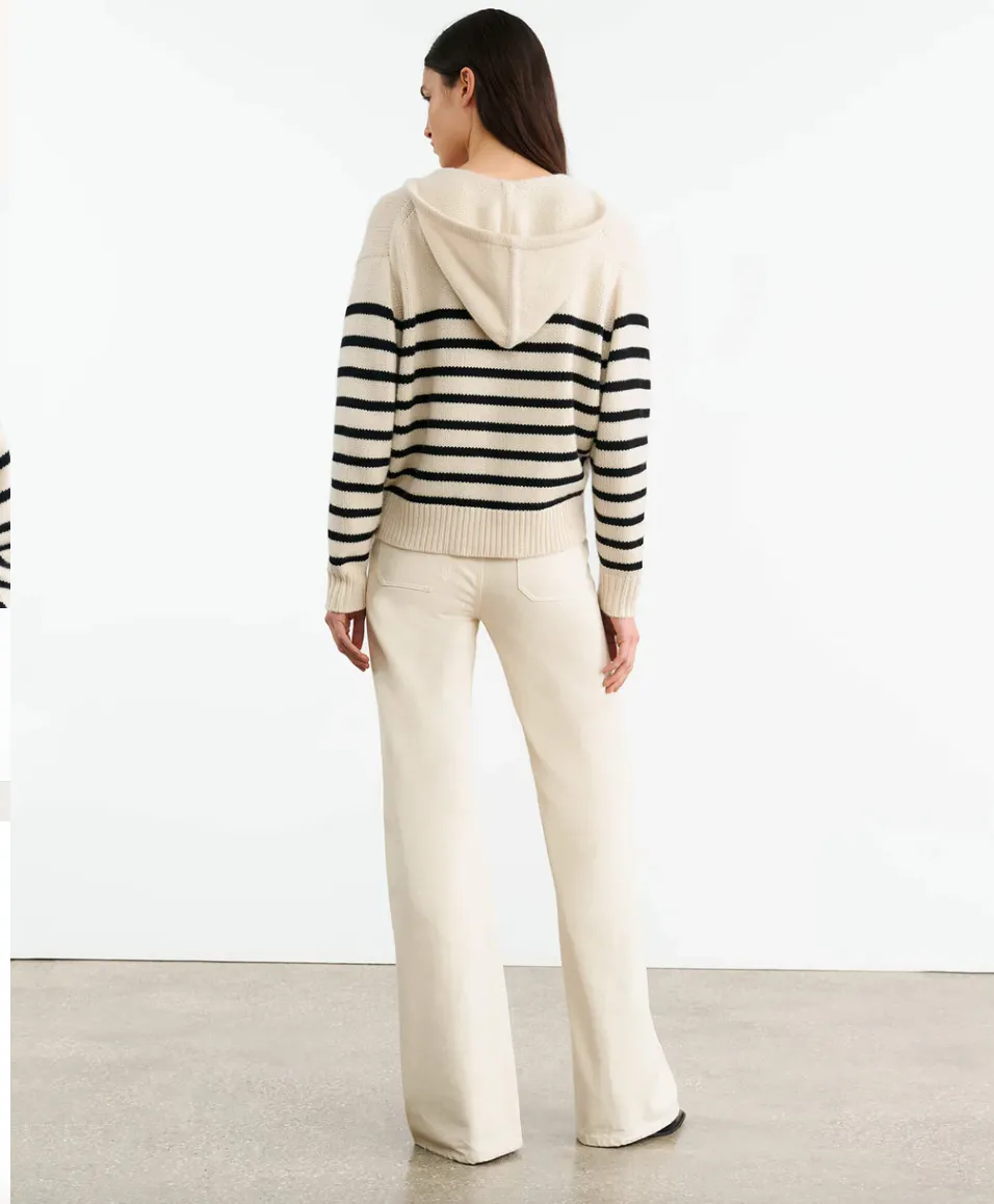 NILI LOTAN NOEMI STRIPE SWEATER