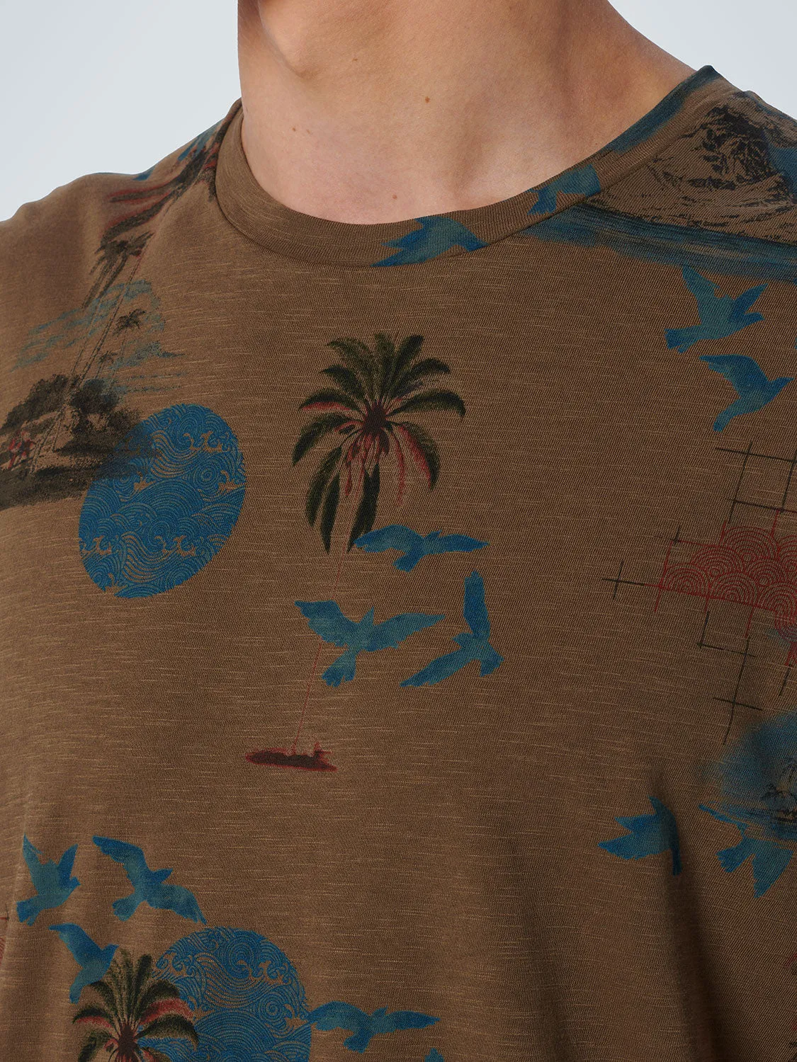NO EXCESS ALLOVER PRINT CREWNECK T-SHIRT 19350374